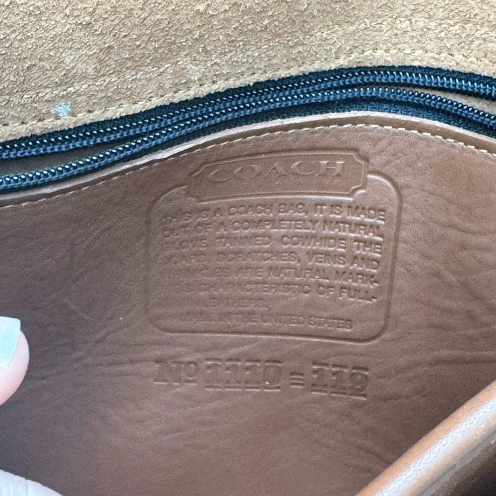 Coach vintage crossbody saddle leather bag - Picture 8 of 16